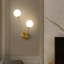 Vintage Ceiling Light Ball Glass Lamp Gold G9 for Living Room Kitchen by Ljojo