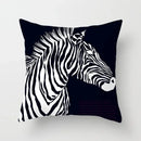 Geometric Black Yellow Cushion Covers - Ljojo Modern 18" Throw Pillow Case