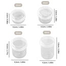 Ljojo Transparent Sealed Pill Box | Travel Pill Organizer Box | Dustproof Tablet Bottles