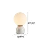 Ljojo Marble Table Lamp: Modern Nordic Glass Light for Living Room, Bedroom, Study