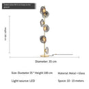 Ljojo Luxury Glass Floor Lamp for Elegant Living Space