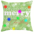 Ljojo LED Christmas Snowflake Pillowcase - Festive Home Decor & Party Accent