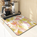 Floral Pattern Kitchen Coasters Set by Ljojo
