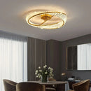 Ljojo Luxury Crystal LED Chandelier Modern Bedroom Ceiling Light Fixture