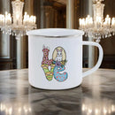 Easter Rabbit Car Enamel Mug Set by Ljojo