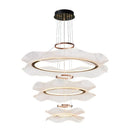 Nordic Luxury Lotus Acrylic LED Chandelier Pendant Light by Ljojo