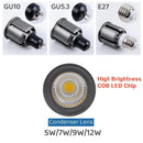 Ljojo 12W LED Bulb 6000K Downlight Super Bright Indoor Spot Lighting AC85-265V
