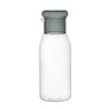 Ljojo 27oz Glass Bedside Water Carafe and Cup Set in Blue Yellow Teal Grey