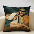 Jesus Decor Pillow Cover 45x45cm Home Sofa Art Decor Gift Ljojo