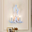 Medieval Wood Branch LED Pendant Chandelier - Stylish Hand-Knitted Design for Home Decor
