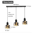 Ljojo Marble Pendant Lamp: Luxury Natural Stone Chandelier for Bedroom, Living, and Dining Room