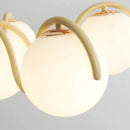 Modern Glass LED Ceiling Chandelier Lamp for Living Room by Ljojo