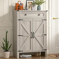 Ljojo™ 5-Tier Wooden Shoe Storage Cabinet with Adjustable Shelves and Drawer