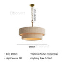 Ljojo Modern Minimalism Hemp Rope Pendant Light for Home Decoration LED Chandelier