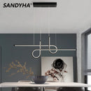 Ljojo Nordic Minimalist LED Pendant Chandelier for Modern Living Spaces