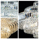 Ljojo LED Crystal Ceiling Chandeliers | Modern Luxury Designer Hanging Lamps for Living Room