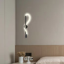 Minimalist LED Wall Lamp Shaped Line Art Decor Lights for Modern Living Room by Ljojo
