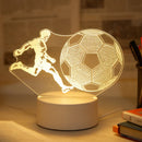 3D Football Night Light - Desktop Decor, Sports Enthusiast Gift - Ljojo