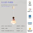 French Design Atmosphere Fashion Cream Wind Pendant Lights LED E27 Resin/Glass Hanging Lamp