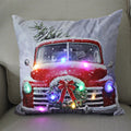 Ljojo LED Christmas Pillow Cover for Festive Holiday Decor