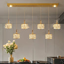 Ljojo Luxury Crystal Chandelier Pendant Light for Living Room Dining Room Ceiling Lighting