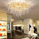 Ljojo Luxury Crystal Ceiling Chandelier for Modern Living Dining Bedroom Home Decor