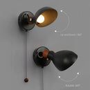 Ljojo LED Rotating Wall Sconce with On/Off Switch for Bedside and Study