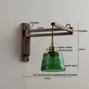 Ljojo LED Wood Glass Wall Lamp Modern Nordic Style for Home Decor