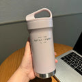 Ljojo 420ml Stainless Steel Coffee Thermos Tumbler - Portable Insulated Travel Cup