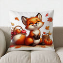 Cute Hedgehog Throw Pillow Cover for Sofa, Bedroom, Car - Ljojo Brand