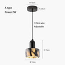 Ljojo Minimalist Luxury Pendant Lamp for Bedroom, Living Room, Bar, Study