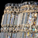 Ljojo Luxury Crystal Chandelier Pendant Light for Living and Dining Room - Indoor Lighting