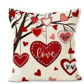 Ljojo Love Print Pillowcase - Romantic Sweet Home Decor & Gift
