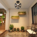 Ljojo Loft Cube Iron Ceiling Lamp for Indoor Lighting 110V220V