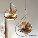 Adjustable American Retro Chandeliers LED Hanging Light for Bedroom Living Room by Ljojo