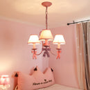 Pink Cradle Shaped LED Pendant Light Chandelier for Children's Bedroom by Ljojo