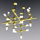 Italian LED Linear Pendant Chandelier Ljojo: Modern Home Dinning Lighting Fixture Study Bedroom Decor