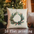 Christmas-inspired Ljojo Pillowcases for Home Decor, Sofa, Bedroom, Car - Patterned Cushion Cover