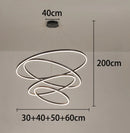 Ljojo Living Room LED Chandeliers Ceiling Lamp Hanging Lights