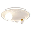 Astronaut Planet Design LED Ceiling Lamp Modern Kids Lighting Boys Girls Bedroom - Ljojo