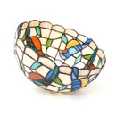 Ljojo 10 Inch Handmade Stained Glass Lampshade Replace for Table Pendant lamp