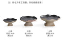 Ljojo Lotus Leaf Dish: New Chinese Style Dim Sum Tea Snack Dry Fruit High-Foot Plate