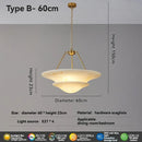 Imitation Marble Pendant Lamp Modern Light Luxury Bedroom French Designer Restaurant Ljojo