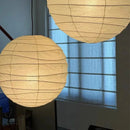 Japanese Art Rice Paper Ceiling Pendant Lamp | Elegant Living Room Chandelier -- Ljojo