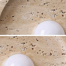 Ljojo LED Wall Lamp - Nordic Modern Design - Yellow Stone - Pull Chain - Home Decor