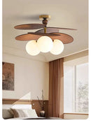 Japanese Vintage Led Ceiling Chandelier for Bedroom Dining Room Kitchen | Wabi Sabi Light Fixture by Ljojo