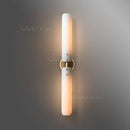 Ljojo LED Wall Sconce Copper Gold White Minimalist Art Deco Wall Light