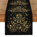 Golden Stars Table Runner - Rustic Wedding Party Decor by Ljojo