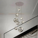 Ljojo LED Pendant Chandeliers for Modern Staircase Living Room Decor