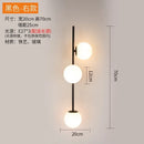 Glass Led Wall Lamp for Living Room Bedroom Dining Bedside by Ljojo